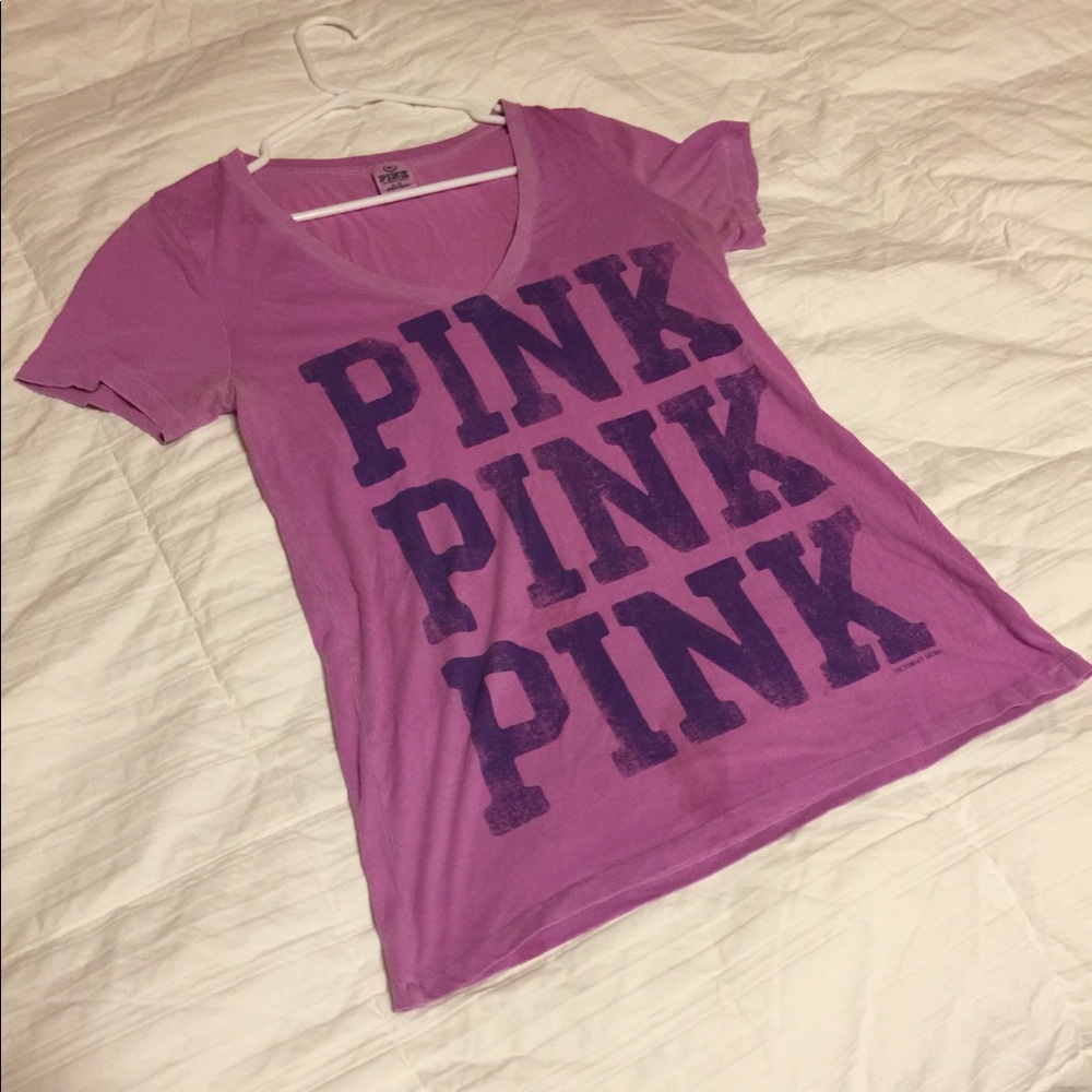 PINK V-neck